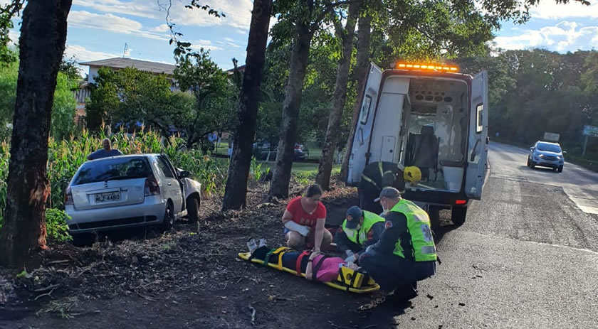 Mulher Fica Ferida Em Sa Da De Pista Seguida De Colis O