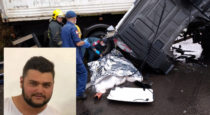 Motorista que morreu após colisão entre carretas perdeu filha recém-nascida há uma semana