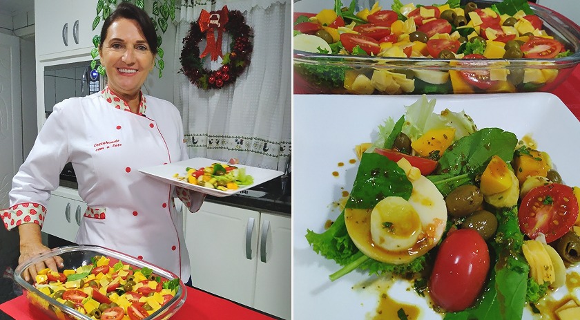 Aprenda a fazer uma salada tropical, ideal para festas de fim de ano| Cozinhando com Dete