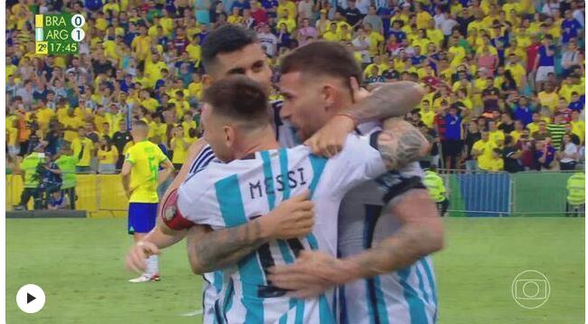 Brasil derrotado pela Argentina em noite violenta no Maracanã, Futebol