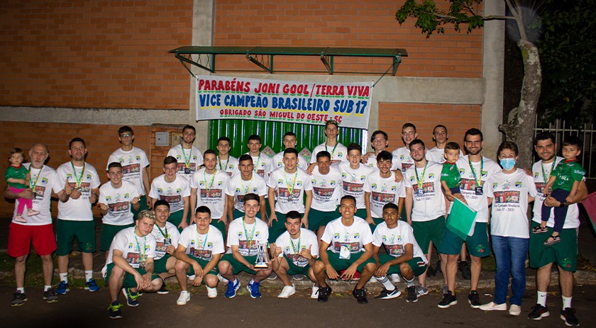 Joni Gool é Vice-Campeão Brasileiro de Futsal